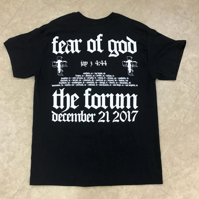 FEAR OF GOD(フィアオブゴッド)のfear of god jay z Tシャツ FOG supreme vlone メンズのトップス(Tシャツ/カットソー(半袖/袖なし))の商品写真