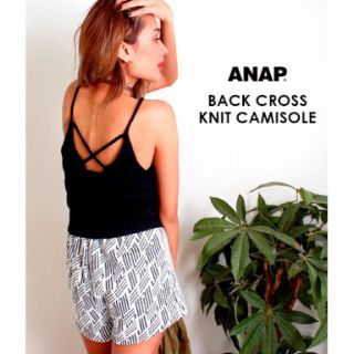 アナップ(ANAP)のANAP Back cross knit camisole(キャミソール)