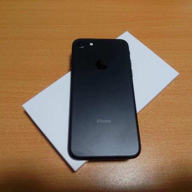 iPhone7 simフリー ブラック ほぼ新品 - 2