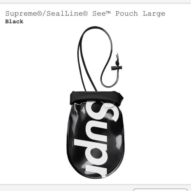 Supreme(シュプリーム)のsupreme/SealLine® See Pouch 黒L 赤L セット メンズのファッション小物(コインケース/小銭入れ)の商品写真