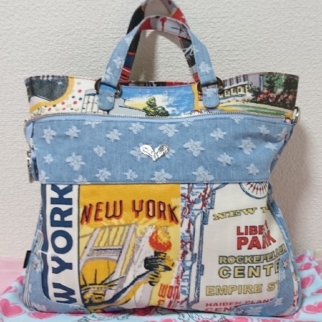 新品・シンクビー! ニューヨークラージバッグ(3ウェイタイプ)