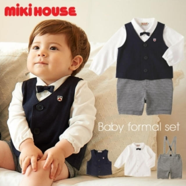 mikihouse(ミキハウス)の休日特別価格‼︎‼︎ mikiHOUSE キッズ/ベビー/マタニティのキッズ服男の子用(90cm~)(ドレス/フォーマル)の商品写真