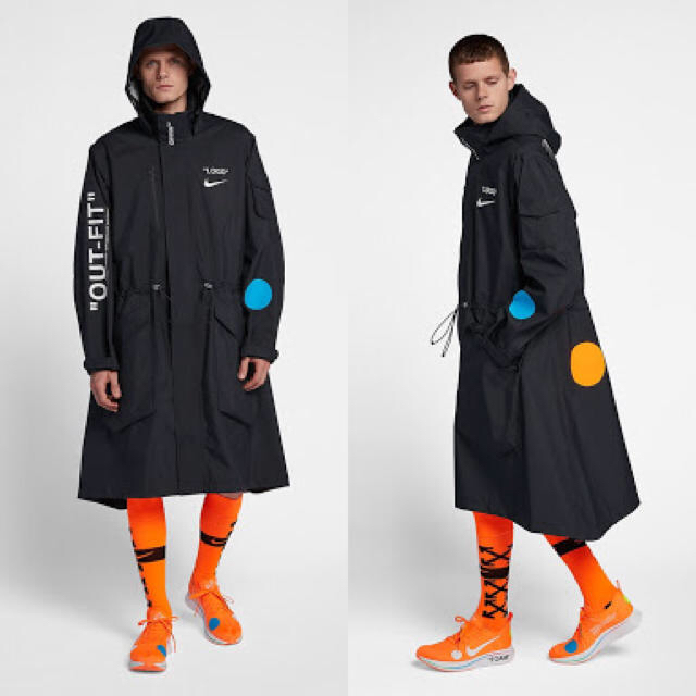 OFF-WHITE(オフホワイト)のLサイズ Nike off white コートジャケット ナイキ  メンズのジャケット/アウター(ステンカラーコート)の商品写真