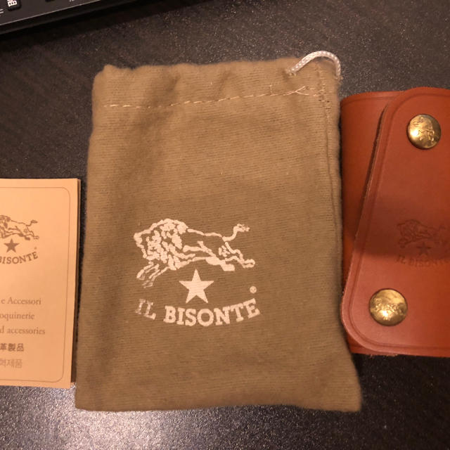 IL BISONTE(イルビゾンテ)の新品 イルビゾンテ キーケース レザー ブランド 革 スマートキーケース カバー メンズのファッション小物(キーケース)の商品写真