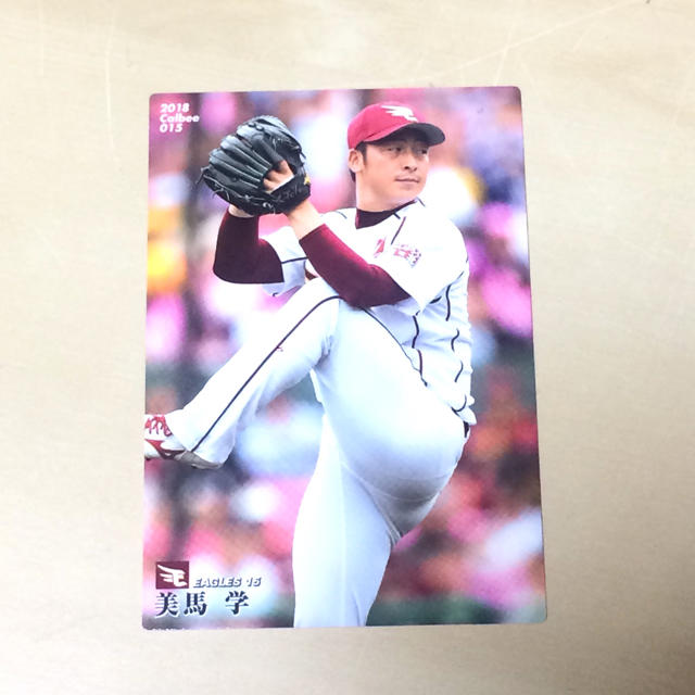 イーグルス 美馬学 実使用 バックパック 支給品 野球 選手 直筆サイン