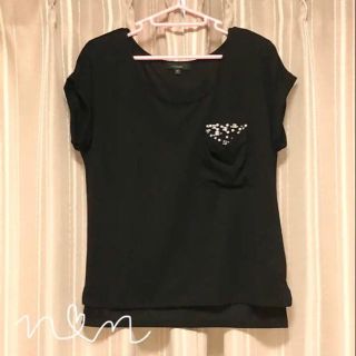 リエンダ(rienda)の週末限定♡rienda ポケットビジューTee(カットソー(半袖/袖なし))