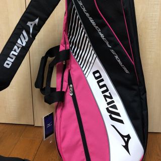 ミズノ(MIZUNO)の   値下げ中！！ 新品 ラケットバッグ ミズノ 6本(ラケット)