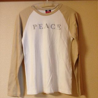 LOVE＆PEACEロゴラグラン(Tシャツ(長袖/七分))