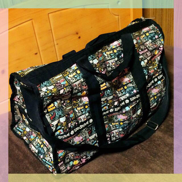 Disney(ディズニー)のリロ＆スティッチ  旅行バッグ レディースのバッグ(スーツケース/キャリーバッグ)の商品写真