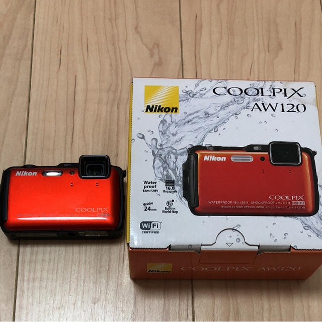 クールピクス　Nikon AW120 防水カメラ アウトドア用