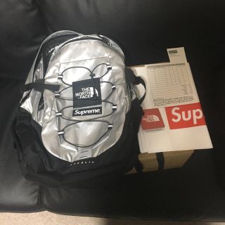 シュプリーム(Supreme)の supreme north Face backpack シルバー(バッグパック/リュック)