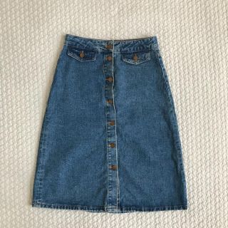 ザラ(ZARA)のZARA デニムスカート(ひざ丈スカート)