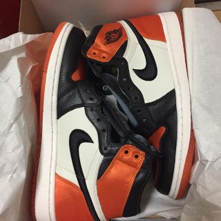 ナイキ(NIKE)のnike jordan 1 satin shattered backboard(スニーカー)