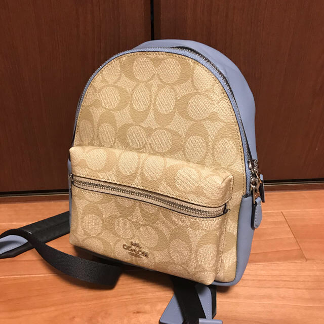 COACH  リュック シグネチャー バックパック ブラック系 レディース