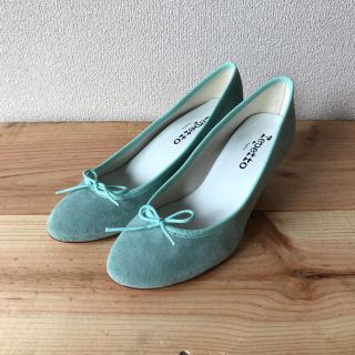 レペット(repetto)の◆y.m様専用◆【新品同様】レペット  repetto パンプス ミントグリーン(ハイヒール/パンプス)