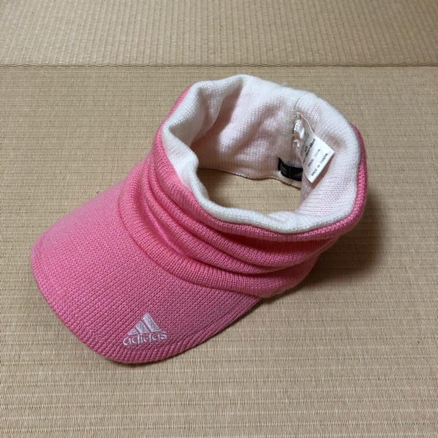 adidas(アディダス)の【未使用品】アディダス ニットサンバイザー ゴルフ レディースの帽子(その他)の商品写真