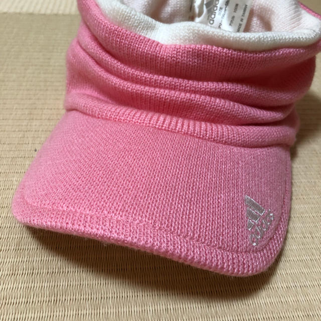 adidas(アディダス)の【未使用品】アディダス ニットサンバイザー ゴルフ レディースの帽子(その他)の商品写真