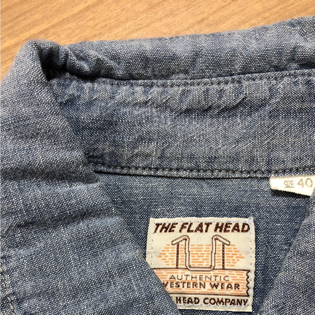 THE FLAT HEAD(フラットヘッド)のTHE FLAT HEAD ウエスタン半袖シャンブレーシャツ メンズのトップス(シャツ)の商品写真