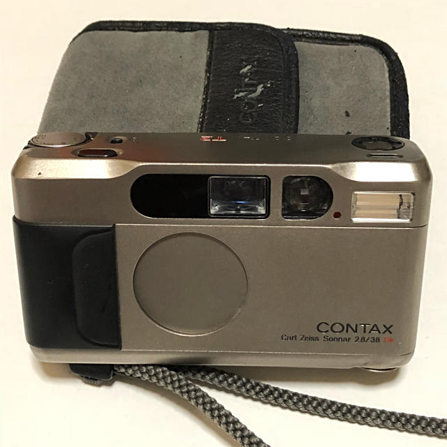 コンタックスT2 チタンカラー フィルムカメラ ジャンク品