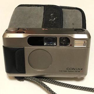 キョウセラ(京セラ)のコンタックスT2 チタンカラー フィルムカメラ ジャンク品 (フィルムカメラ)