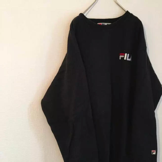 90’s fila フィラ  ロゴ 刺繍 スウェット