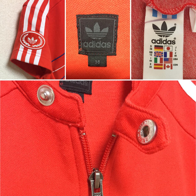 adidas(アディダス)の90s adidas アディダス 希少 ジャージ ドレス ワンピース 38 レディースのワンピース(ミニワンピース)の商品写真