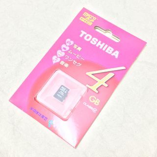 TOSHIBA microSD 4GB(その他)