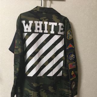 オフホワイト(OFF-WHITE)のoff-white ミリタリージャケット(ミリタリージャケット)