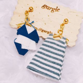 ブルーブルーエ(Bleu Bleuet)のBleu Bleuet ピアス スタッドピアス チタンポスト 夏(ピアス)