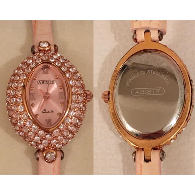 ABISTE(アビステ)のrin様 専用 超美品☆アビステ 腕時計 ピンク ローズゴールド ABISTE レディースのファッション小物(腕時計)の商品写真