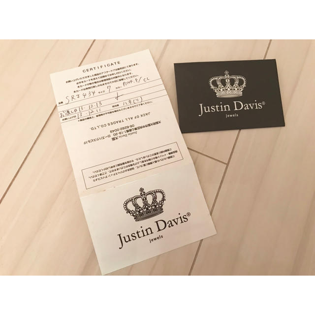 Justin Davis(ジャスティンデイビス)のJustin Davis Princess Heart Ring レディースのアクセサリー(リング(指輪))の商品写真