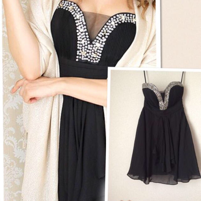 黒ドレス。パーティにキャバに レディースのフォーマル/ドレス(その他ドレス)の商品写真