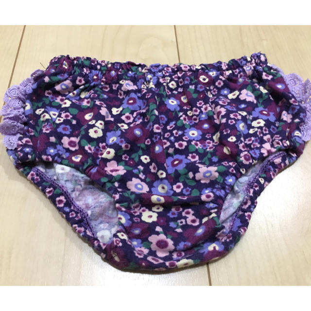 ANNA SUI mini(アナスイミニ)のANNA SUI mini 花柄 カバーパンツ  キッズ/ベビー/マタニティのベビー服(~85cm)(パンツ)の商品写真