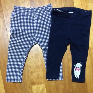 エイチアンドエム(H&M)のレギンス2枚セット(パンツ)