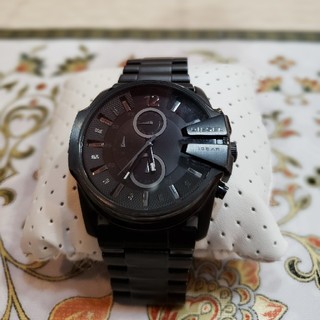 ディーゼル(DIESEL)のDIESEL DZ4180 ブラッククロノグラフ メンズ(腕時計(アナログ))