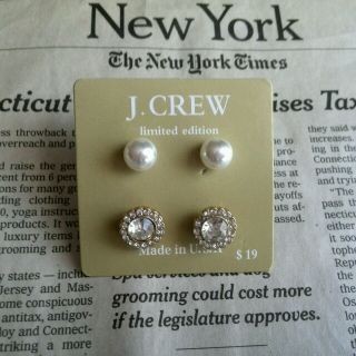 ジェイクルー(J.Crew)のJ.crew セットピアス クリア(ピアス)