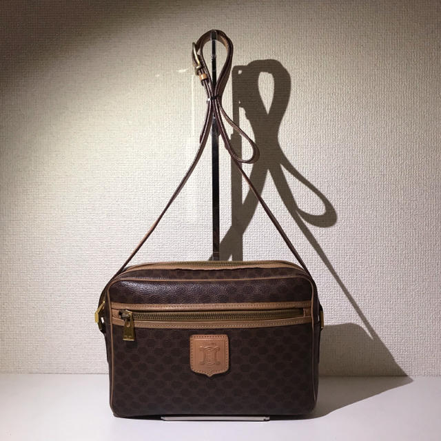 CELINE オールドセリーヌ マカダム柄 長さ調節可能 極美品 - www