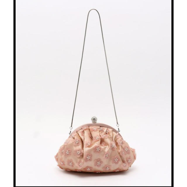 GRACE CONTINENTAL(グレースコンチネンタル)のグレースコンチネンタル フラワーチュールクラッチ ピンク レディースのバッグ(クラッチバッグ)の商品写真