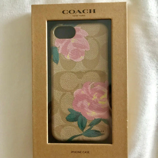 COACH(コーチ)のcoach 新品 iPhone7/8ケース ローズフローラルプリント スマホ/家電/カメラのスマホアクセサリー(iPhoneケース)の商品写真