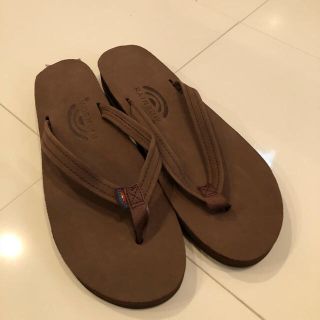 アパルトモンドゥーズィエムクラス(L'Appartement DEUXIEME CLASSE)のRAINBOW SANDALS ブラウン L (ビーチサンダル)