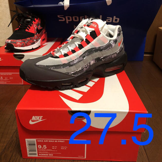 新品未使用NIKE AIR MAX 95 PRNT 27.5