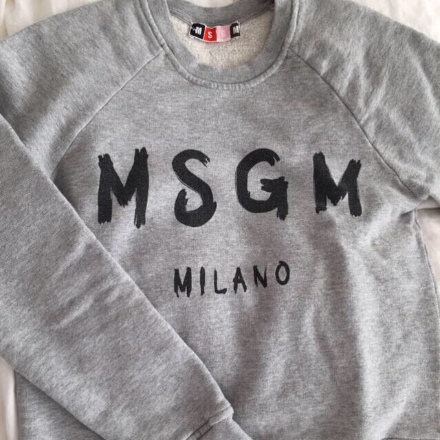 MSGM(エムエスジイエム)のMSGM スウェット グレー レディースのトップス(トレーナー/スウェット)の商品写真