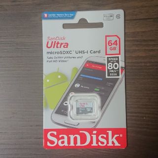 サンディスク(SanDisk)の新品未使用  microSD SanDisk Ultra 64GB

(その他)