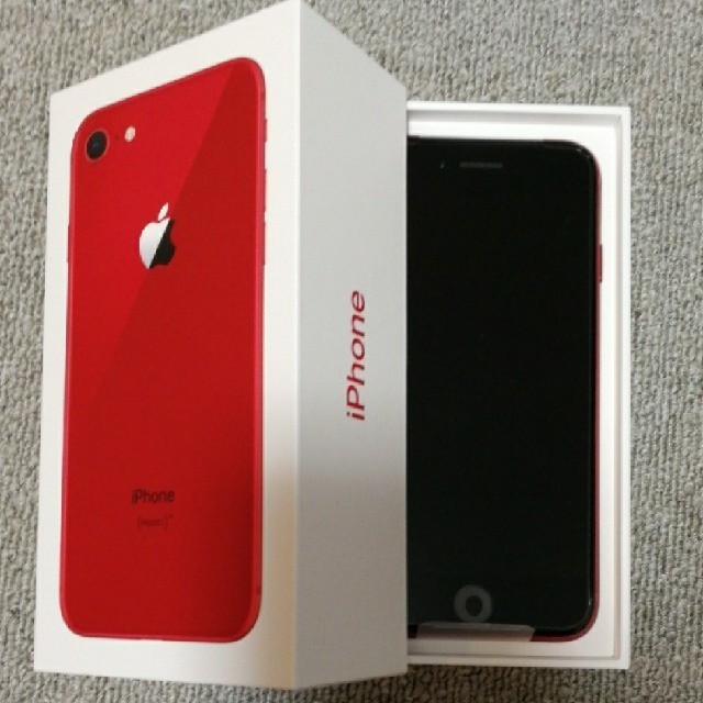 最上質 値下げ! 更に本日お得!docomo iphone8 64GB red 新品