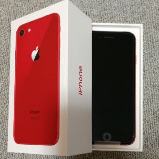 値下げ!　更に本日お得!docomo iphone8 64GB red 新品　(スマートフォン本体)