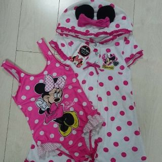 コストコ(コストコ)の専用！ミニーちゃん水着用パーカーワンピースのみ🎀(水着)