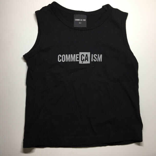 COMME CA ISM(コムサイズム)のコムサイズム  キッズ Tシャツ タンクトップ セット 80 モノトーン キッズ/ベビー/マタニティのベビー服(~85cm)(Ｔシャツ)の商品写真