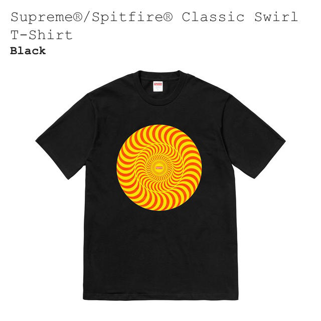 Supreme(シュプリーム)のsupreme spitfire classic swirl t-shirt メンズのトップス(Tシャツ/カットソー(半袖/袖なし))の商品写真