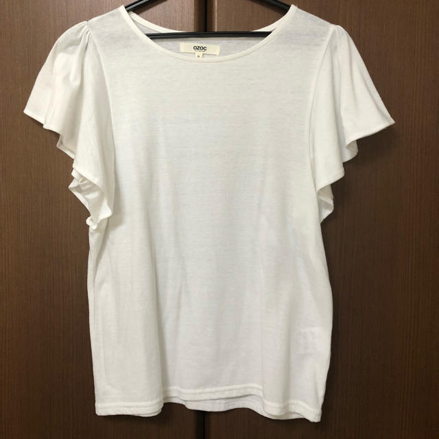 OZOC(オゾック)のOZOC  オゾック フリルTシャツ レディースのトップス(Tシャツ(半袖/袖なし))の商品写真