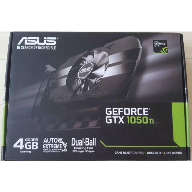ASUS GeForce GTX 1050 Ti 4G 動作確認済み PCパーツ